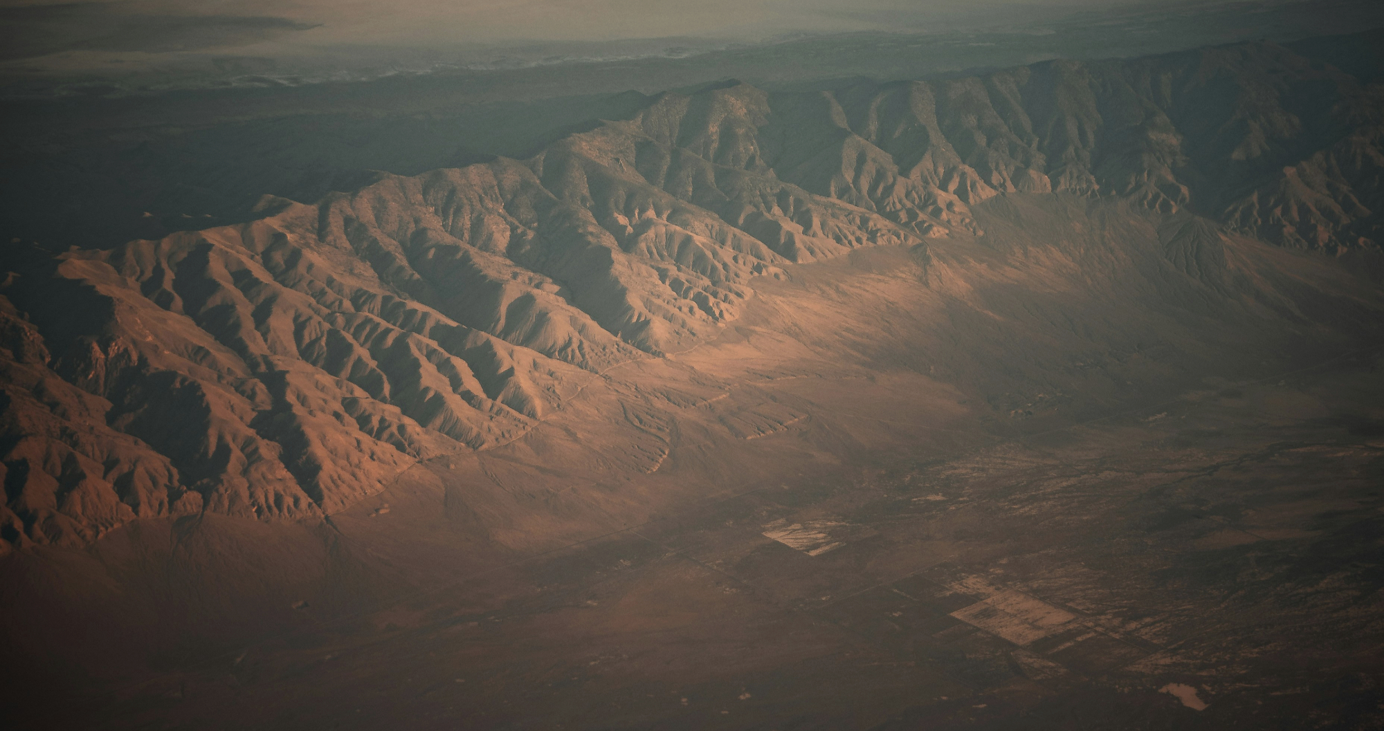 Desert runway landscape
